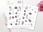 Preview: Winter Tiere Sticker Set